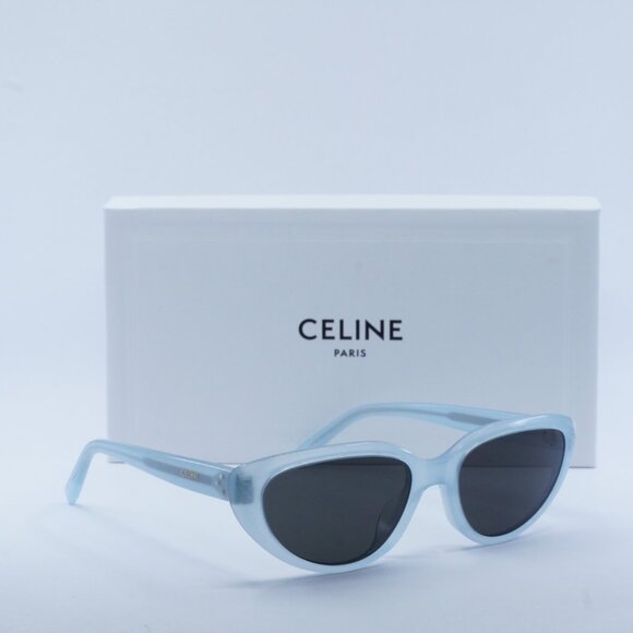 Final Price! Celine CL40220U 84A Opaline Light Blue Sunglasses - Picture 6 of 14